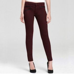 J Brand Zoey Triple Zip Skinny Jeans in Lava Size 27